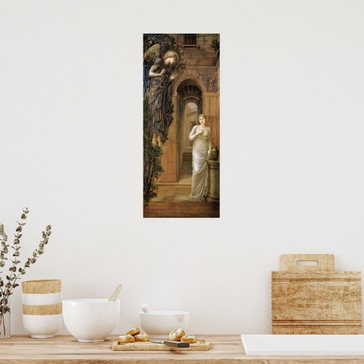 Burne-Jones Annunciation CC0433 Angel Poster (Keuken)