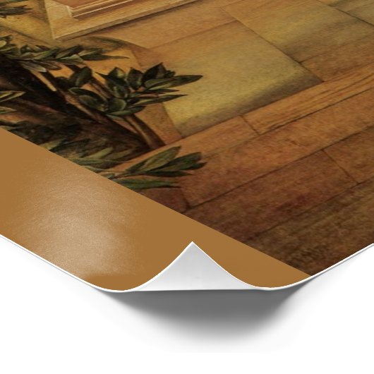 Burne-Jones Annunciation CC0434 Angel Poster (Hoek)