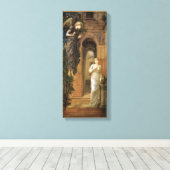 Burne-Jones Annunciation CC0435 Angel Canvas Afdruk (Insitu (Houten vloer))