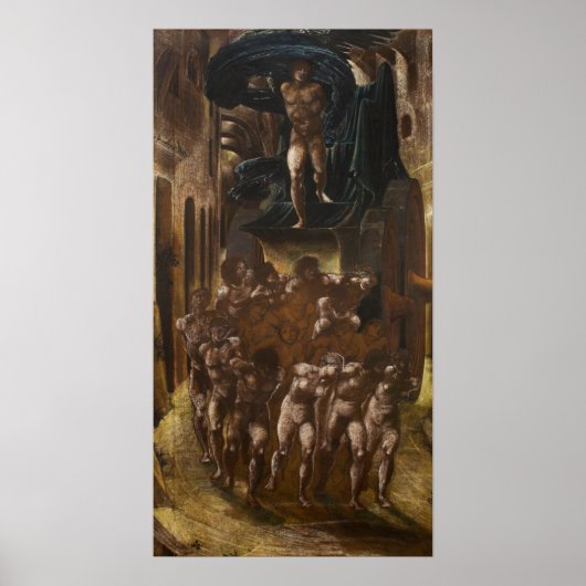 Burne-Jones - auto van liefde of liefdesgedoe Poster (Voorkant)