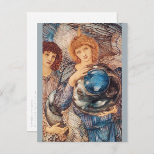 Burne-Jones De tweede dag van creatie CC0777 Briefkaart (Voorkant / Achterkant)