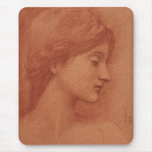 Burne-Jones Drawing CC0163 Mousepad Muismat (Voorkant)