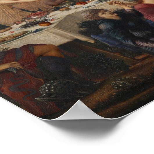 Burne-Jones - Feast of Peleus Poster (Hoek)