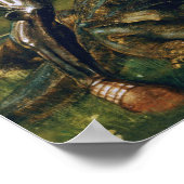 Burne-Jones - Fight St George Kills Dragon Poster (Hoek)