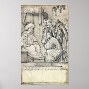 Burne-Jones - Man van wetten van Chaucer Poster