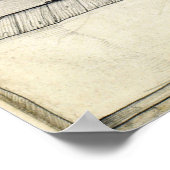 Burne-Jones - Man van wetten van Chaucer Poster (Hoek)