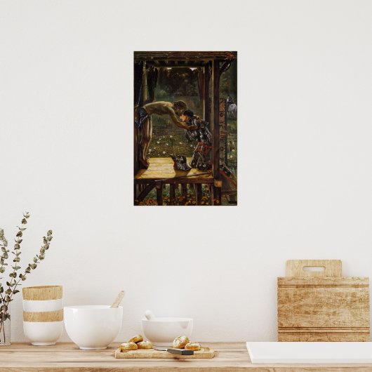 Burne-Jones - Merciful Knight Poster (Keuken)