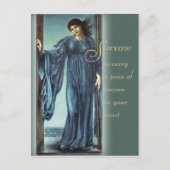 Burne-Jones Night CC0562 Comforting words Briefkaa Briefkaart (Voorkant)