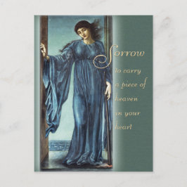 Burne-Jones Night CC0562 Comforting words Briefkaa Briefkaart