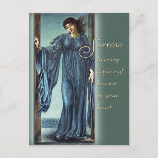 Burne-Jones Night CC0562 Comforting words Briefkaa Briefkaart (Voorkant)