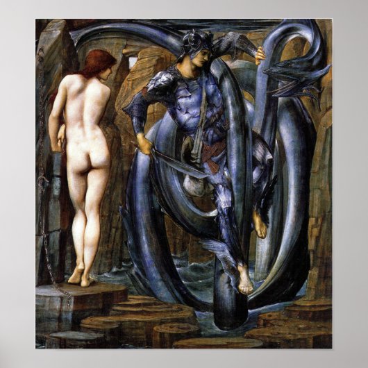 Burne-Jones - Ondergang Vervuld 1885 Poster (Voorkant)