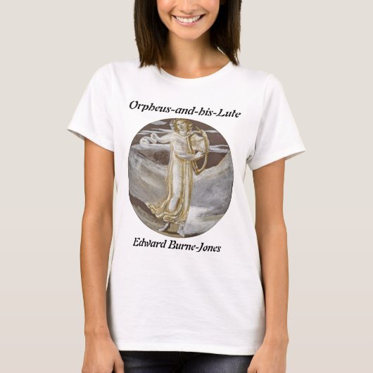 Burne-Jones Orpheus en zijn Lute-Personaliseerbare T-shirt (Voorkant)