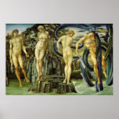 Burne-Jones - Perseus en Andromeda Poster (Voorkant)