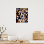 Burne-Jones - Perseus en zeenimfen 1877 Poster (Keuken)
