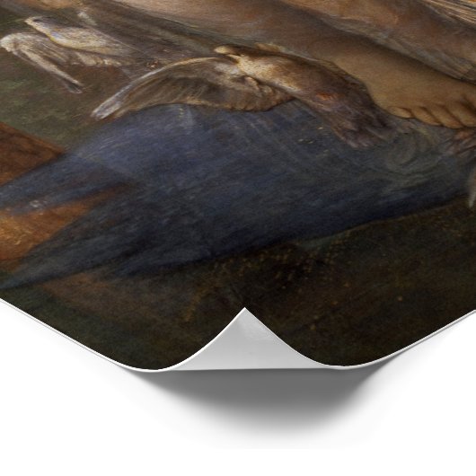 Burne-Jones - Pygmalion en Godhead Poster (Hoek)