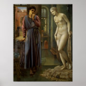 Burne-Jones - Pygmalion, handvuurwapens Poster (Voorkant)