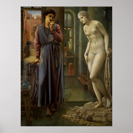 Burne-Jones - Pygmalion, handvuurwapens Poster (Voorkant)
