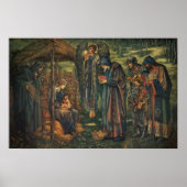 Burne-Jones - Ster van Bethlehem Poster (Voorkant)