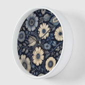 Burne-Jones Style Florals | Indigo Waterverf Art (Hoek)
