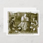 Burne-Jones The love song CC0791 Pre-Raphaelite Briefkaart (Voorkant / Achterkant)
