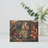 Burne-Jones The love song CC0793 Pre-Raphaelite Briefkaart (Staand voorkant)