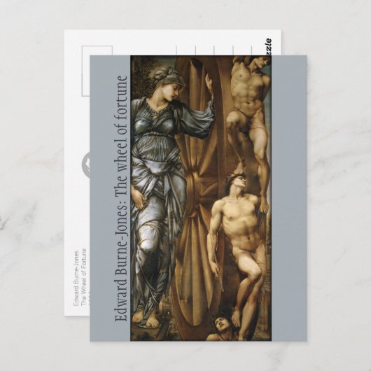 Burne-Jones Wheel van Fortune CC0424 Briefkaart (Voorkant / Achterkant)