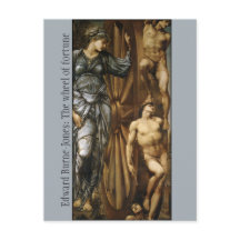 Burne-Jones Wheel van Fortune CC0424 Briefkaart