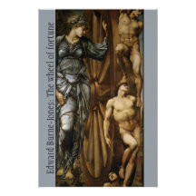 Burne-Jones Wheel van Fortune CC0427 Poster