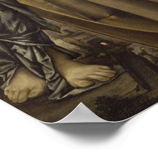 Burne-Jones - wiel van de sterft Poster (Hoek)