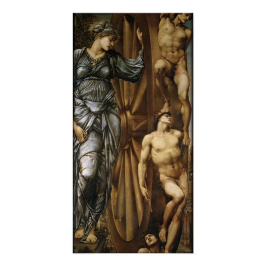 Burne-Jones-wiel van Fortune CC0426 Perfect Poster (Voorkant)