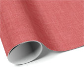 Burned red linen texture cadeaupapier (Rol Hoek)