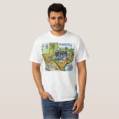 Burnet TEXAS-kaart T-shirt (Voorkant volledig)