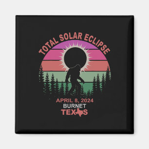 Burnet Texas Totale Zonsverduistering 2024 Magneet