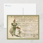 Burnet's specialiteiten briefkaart (Voorkant / Achterkant)