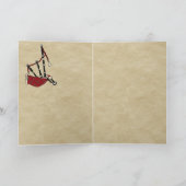 Burnett Badge & Tartan Gepersonaliseerde Kaart (Binnen)