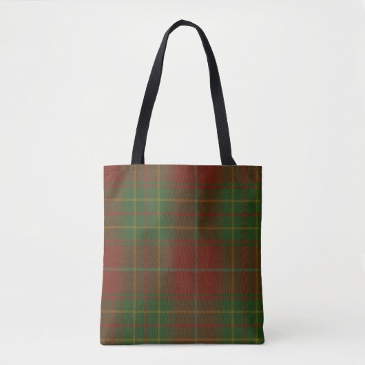 Burnett Clan Tartan Tote Bag (Voorkant)