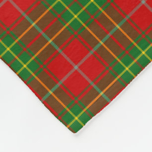 Burnett Family Tartan Patroon Fleece Deken