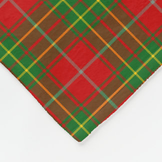 Burnett Family Tartan Patroon Fleece Deken
