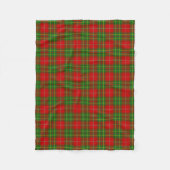 Burnett Family Tartan Patroon Fleece Deken (Voorkant)