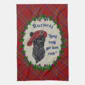 Burnett Scottie Dog Kitchen Towel Theedoek (Verticaal)