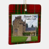 Burnett Scottish Clan Castle Xmas Ornament (Rechts)