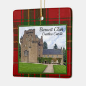 Burnett Scottish Clan Castle Xmas Ornament (Links)