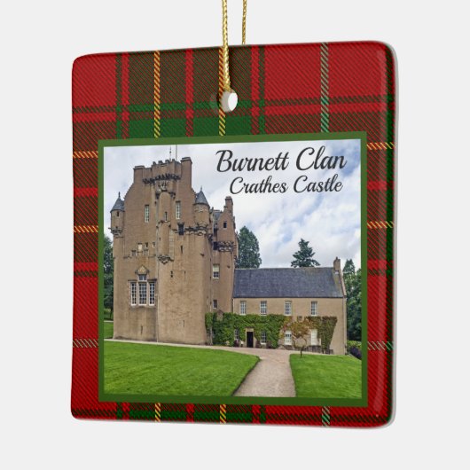 Burnett Scottish Clan Castle Xmas Ornament (Links)
