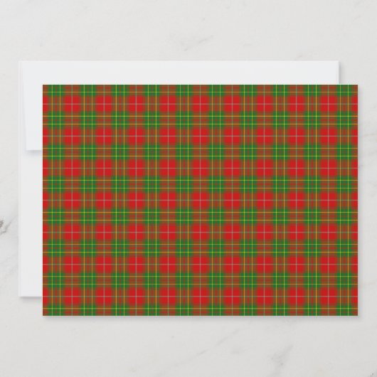 Burnett Scottish Wedding Invitation Kaart (Achterkant)