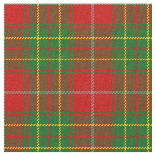 Burnett Tartan Print Stof (Close Up)