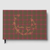 Burnett Weathered Original Scottish Tartan Gastenboek (Voorkant)