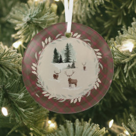 Burnett Weathered Original Scottish Tartan Glas Ornament