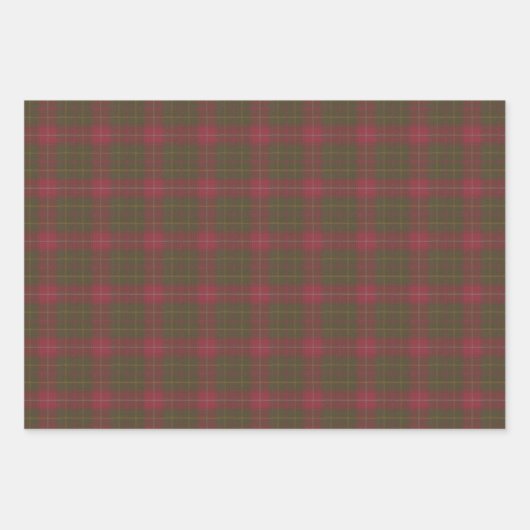 Burnett Weathered Original Scottish Tartan Inpakpapier Vel (Voorkant)