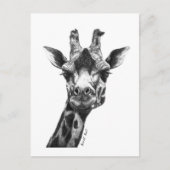 Burney de Giraffe Briefkaart (Voorkant)