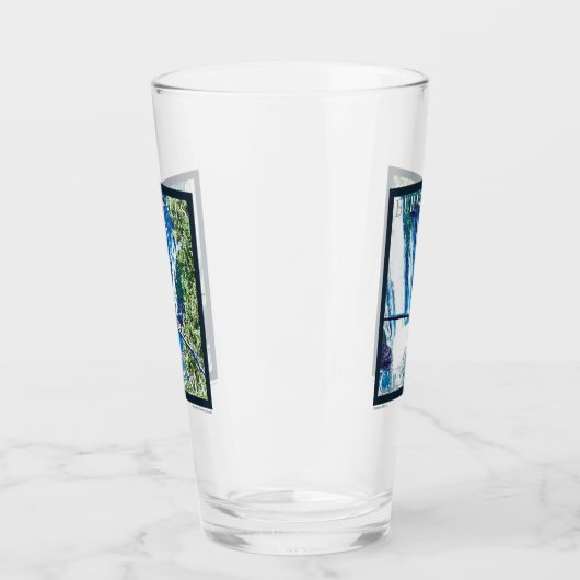 Burney Falls, CA Poster Glas (Links)